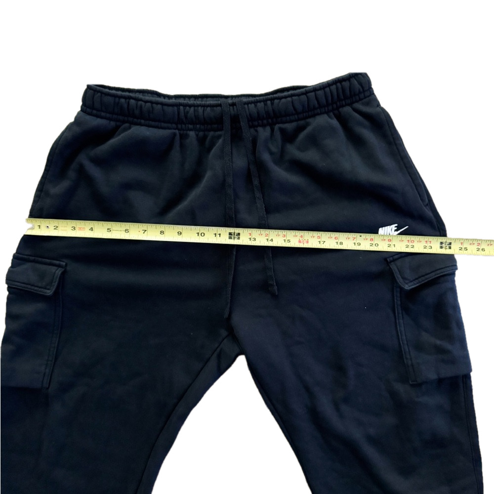 Nike Sportswear Club Fleece Men's Cargo Pants Black Size XL - Picture 9 of 10